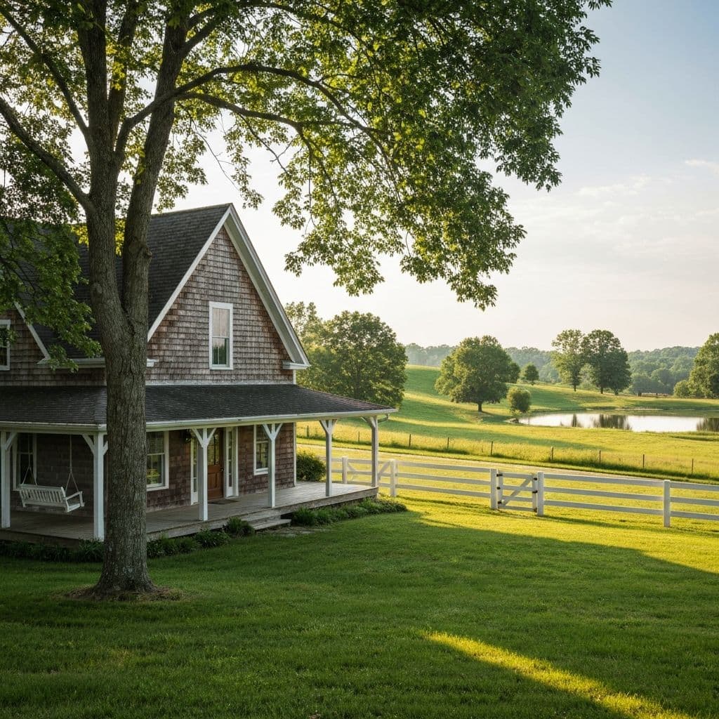 A residential street in Southington, Connecticut with lush green lawns